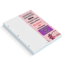 Rayale 100 Hojas De Repuesto Para Carpeta Sin Margen De 125gr Tamaño Carta Ráyale - Blanco y Negro - Ver 2