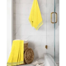 Ultra Soft 2 Pack Oversized Bath Towel Set 28x55 Inches, 100% Cotton Large Bath Towels, Ultra Absorbant Compact Quickdry & Lightweight Towel, Ideal For Gym Travel Camp Pool - Brown - 黃色 - 查看 4