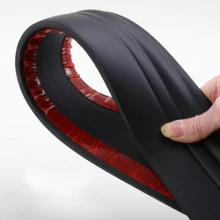 1 件 2 米/78.74 英寸 3D 自粘泡沫踢脚线墙贴腰线电视背景地板角线踢脚板贴纸家用 - 彩色 - 查看 8