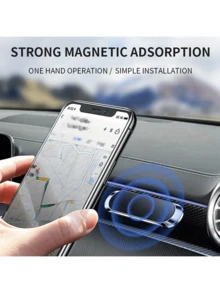 Soporte magnético de metal para teléfono móvil, soporte para teléfono de coche, soporte magnético universal para teléfono de coche compatible con iPhone, teléfonos Android, regalo para cumpleaños, familia, amigos, accesorios de coche - Multicolor - Ver 5