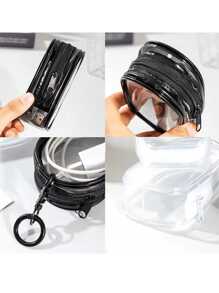 A Storage Bag For Small Toys And Accessories, Enclosed Transparent Blind Box Display Storage Bag,Blind Box Storage Bag, Pendant Bag, Mini Cute Display Walking Doll Bag,Data Cable Storage Bag, Charger Storage Bag, Headphone Storage Bag, Jewelry Storage Bag, Cosmetics Storage Bag,Transparent And Visible, Lightweight And Easy To Carry, Dustproof, Waterproof And Dirt Proof