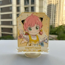 Nouveau support en acrylique de 15 cm Figurine SPY*FAMILY Anime Périphériques Beau décor de chambre de bureau Ornement Enseigne humanoïde