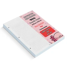 Rayale 100 Hojas De Repuesto Para Carpeta Con Margen De 125gr Tamaño Carta Ráyale