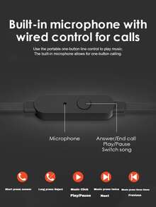 JBL Auriculares con cable T110 con interfaz de 3,5 mm para juegos de PC y llamadas de teléfonos celulares, auriculares estéreo intrauriculares - Unitalla - Ver 4