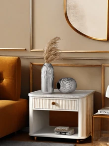 欧式轻奢金色波浪纹花瓶适合客厅餐厅过道插花花瓶摆件 - 銀色 - 查看 3