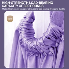 Cinghia per allungamento gambe, attrezzatura di allungamento con ancora per porta, trainer di flessibilità, assistente per backbend, adatta per danza, yoga aereo, allungamento gambe per balletto