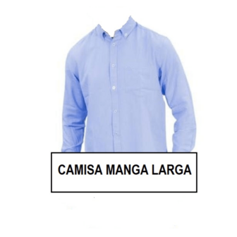 camisa manga larga blanca   Casual-Básico    Liso    Todo    Regular