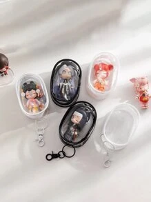 A Storage Bag For Small Toys And Accessories, Enclosed Transparent Blind Box Display Storage Bag,Blind Box Storage Bag, Pendant Bag, Mini Cute Display Walking Doll Bag,Data Cable Storage Bag, Charger Storage Bag, Headphone Storage Bag, Jewelry Storage Bag, Cosmetics Storage Bag,Transparent And Visible, Lightweight And Easy To Carry, Dustproof, Waterproof And Dirt Proof