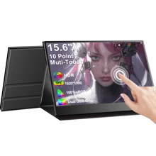 Uperfect Tragbarer Monitor Uperfect 156e07W 15,6 " 1080P FHD IPS Touchscreen TYPE-C USB C für PC Laptop Handy, VESA-kompatibel