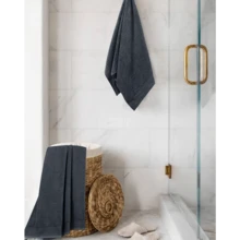 Ultra Soft 2 Pack Oversized Bath Towel Set 28x55 Inches, 100% Cotton Large Bath Towels, Ultra Absorbant Compact Quickdry & Lightweight Towel, Ideal For Gym Travel Camp Pool - Brown - Charcoal Grey - View 4