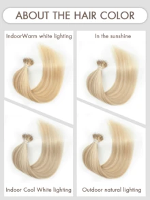 Caramel Brown To 613 Blonde Nano Ring Hair Extensions Nano Hair Extensions Human Hair Pre Bonded Cold Fushion Natural Nano Tips Extensions Nano Bead Hair Extensions Human Hair Invisible Nano Ring Hair Extensions Nano Tip Hair Extensions Real Human Hair For Natural Look 12-24Inch - SP27/613 - View 8