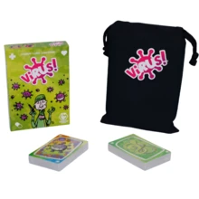 1 件 Tranjis Virus & Virus2 Evolution 定制卡夹/储物袋，防潮卡牌保护套，便携式防压游戏配件，适合 2-8 人棋盘游戏，智力卡牌玩具，可作为礼物赠送 - 彩色 - 查看 12