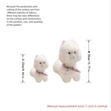 22cm/35cm Andes-Inspired Lucky Alpaca Plush Toy-Ultra-Soft Stuffed Animals,Good Luck Charm & Cuddly Stress Relief Companion | Hypoallergenic Room Decor Gift For Kids Adults,Perfect Birthday Gift,Party Gift - Multicolor - View 4