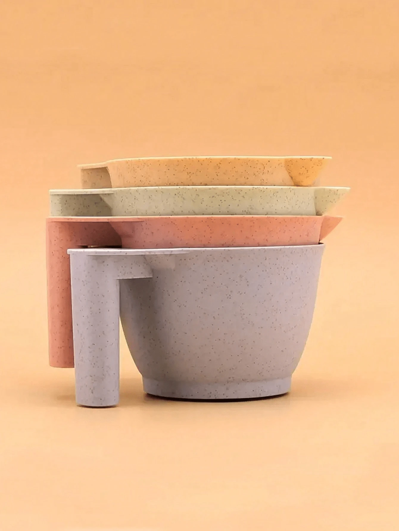 1pc/4pcs Hair Colouring Bowl, Professional Hair Colour Mixing Bowl, Barber Shop Straw Picking Bowl, Hair Salon Styling Accessories, Dyeing Bowl Plastic Bowl, Hairdressing Tools, Home Hair Colouring Tools,Back To School,Travel Holiday Essentials,Hair Accessories For Women - Multicolor - View 1