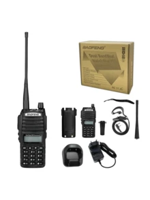 Radio Comunicador Baofeng Bf Dual Band Radio Fm + Headphone Uv 82 Uv82 - 隨機顏色 - 查看 9