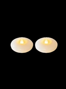 2/6/12/24 piezas Velas LED a batería sin llama, de plástico blanco resistente al agua, con 200+ horas de duración, luces de vela LED, aptas para jarrones/piscina/baño/jacuzzi/San Valentín/centros de mesa de boda/decoración de boda