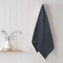Ultra Soft 2 Pack Oversized Bath Towel Set 28x55 Inches, 100% Cotton Large Bath Towels, Ultra Absorbant Compact Quickdry & Lightweight Towel, Ideal For Gym Travel Camp Pool - Brown - Charcoal Grey - View 3