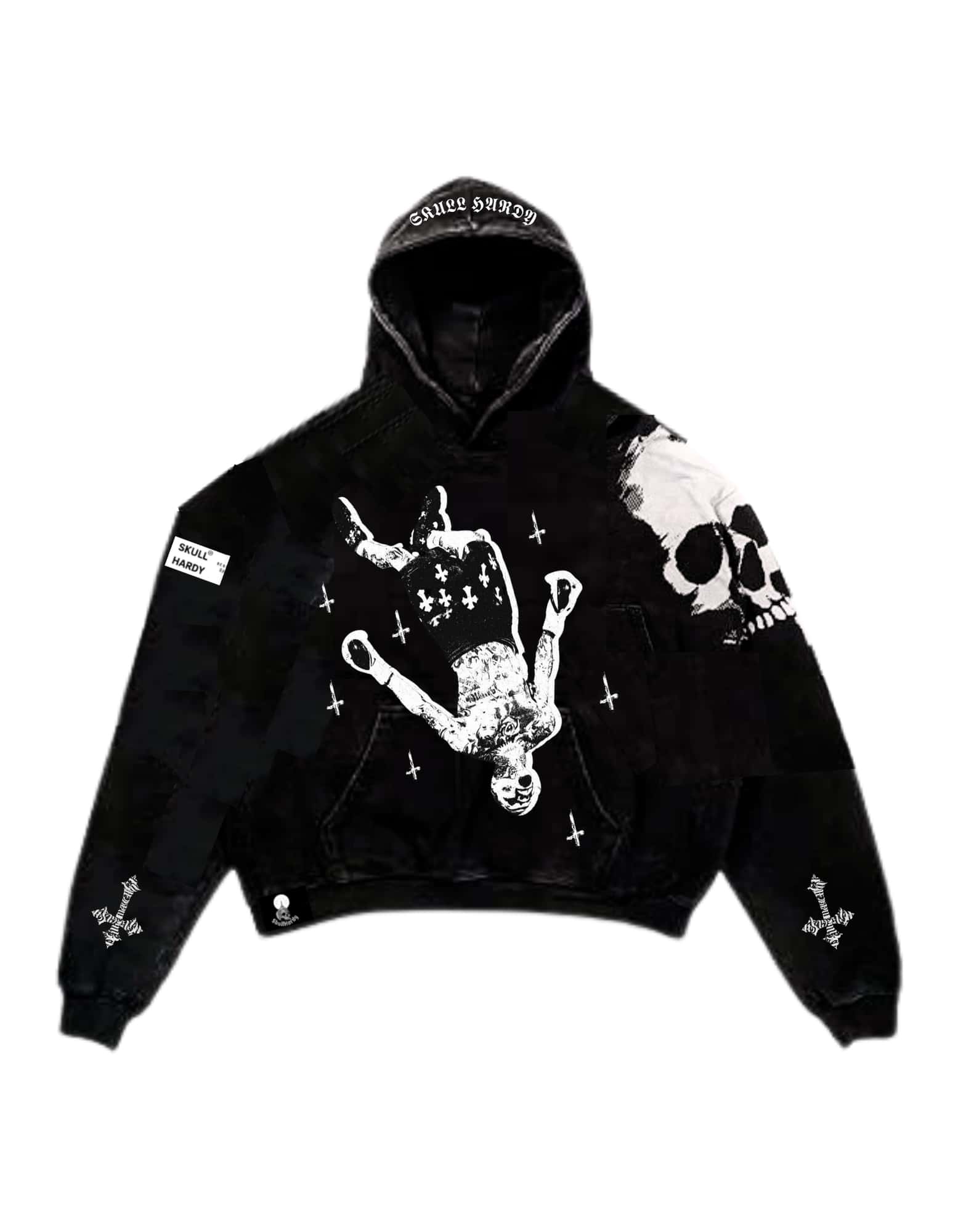 Sudadera Gerv Onta Hoodie Oversized Unisex Con Estampado Mark X