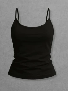 Kit Of 3 Women's Tank Tops Without Padded Underwire, Super Light Straps - White, Black and Beige - View 7