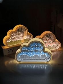 1 件 DIY 郁金香小夜灯，现代花卉设计，浪漫礼物，手工制作的人造花小夜灯配件材料包，情人节礼物，家居装饰，桌面装饰，生日礼物，办公室，床头柜，一份漂亮的手工礼物！