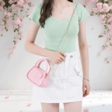 Magnetic Snap Closure Messenger Small Jelly Shoulder Bag For Women Fashion  Candy Color Square Bag Satchel Ladies Daily Outdoor Purses Handbag With Hamburger Keychain