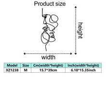 Kiss Wall Sticker Interior Home Decoration Room Beauty Salon Spa Shop Decor Decals Creative Design Mural - Multicolor - View 13