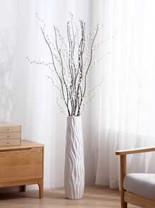 1pc Large Modern Floor Standing Vase For Home Decoration - Lightweight Plastic Decorative Vas Room Decor, Room Decor Aesthetic, Room Decor For Teen Girls, Aesthetic Room Decor