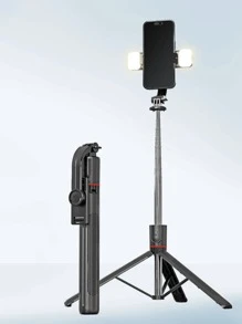 Bastone per selfie/treppiede retrattile da 170 cm/67 pollici con telecomando senza fili, compatibile con , telefoni Android, adatto per live streaming, vlog, riunioni di famiglia, feste di Natale, selfie portatili, attività all'aperto, interviste per vacanze estive, viaggi, attività all'aperto, live streaming