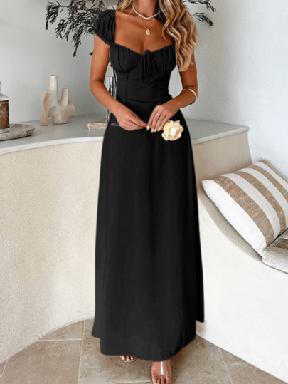 Abito casual corto con manica a giro donna WOWDARK, autunno