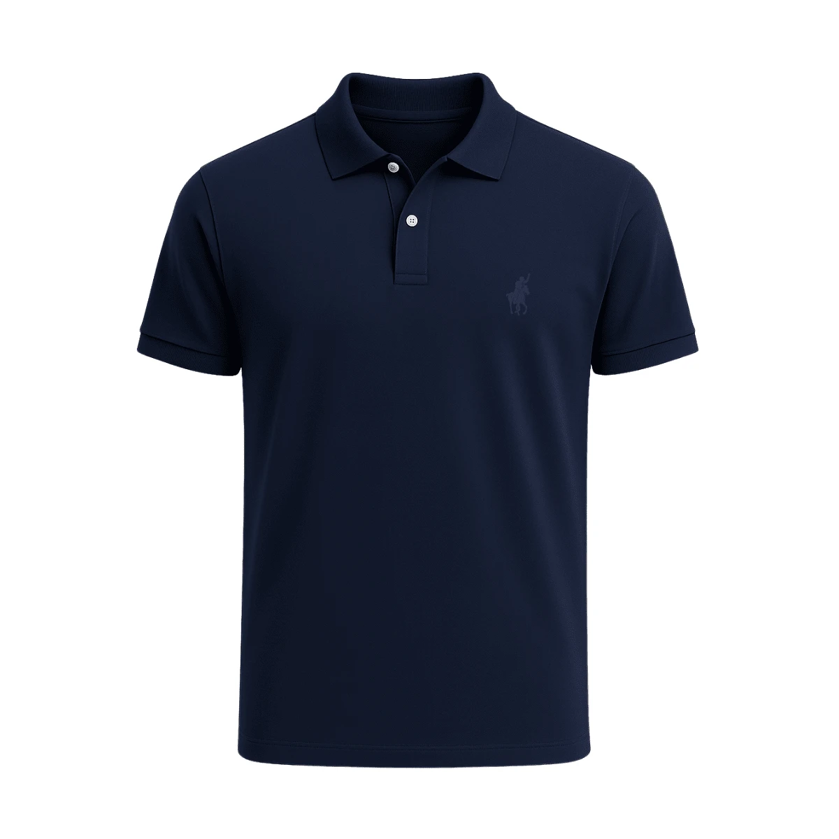 Comfortable Blue Men's Polo Shirt - Màu xanh hải quân - Xem 1
