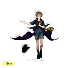 1pc Anime Milgram 15cm Acrylic Display Stand Keychain Cosplay,Suitable For Bags And Keys,Small Key Ring Accessories Decor,Id Al-Adjha A Graduation Gift For Friends, Car Accessories Bag Charm Backpack For School