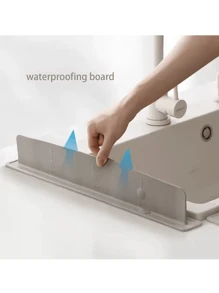 1 pièce Nouveau - Plaque de protection contre les éclaboussures de l'évier de cuisine domestique en silicone imperméable
