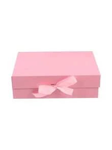 2pcs Foldable Gift Boxes, Gift Packaging Boxes, Universal Gift Boxes For Family And Friends, Holiday Gifts - 2pcs Pink - View 2
