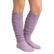 Children's Cotton Ballet Dance Leggings | Baby Pink, Light Blue, White, Black, Navy Blue, Red, Lilac, Gray And Pink - 紫丁香色 - 查看 2