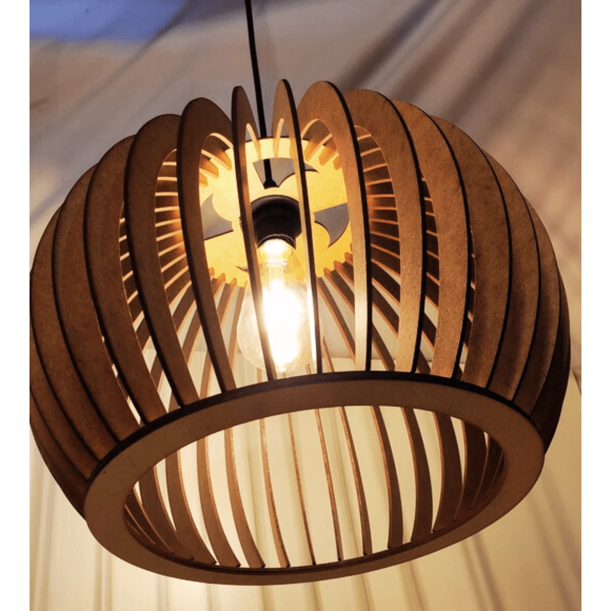 Large Brown Vintage Retro Chandelier Ceiling Pendant Light - 1Bm - Rỉ Nâu - Xem 1