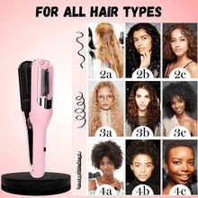 Recortadora inalámbrica recargable de puntas abiertas, recortadora de puntas abiertas, eliminador de cabello dañado, tratamiento de cuidado del cabello, recortadora de puntas de cabello recargable por USB portátil para uso doméstico, dispositivo de recorte de cabello, cuidado del cabello - Multicolor - Ver 3