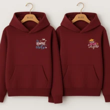 Moletom Canguru Casal Namorados Estampa Dona Da Razão E o Senhor Sempre Certo Meme Engraçado Par Romance Afeto Blusa De Frio