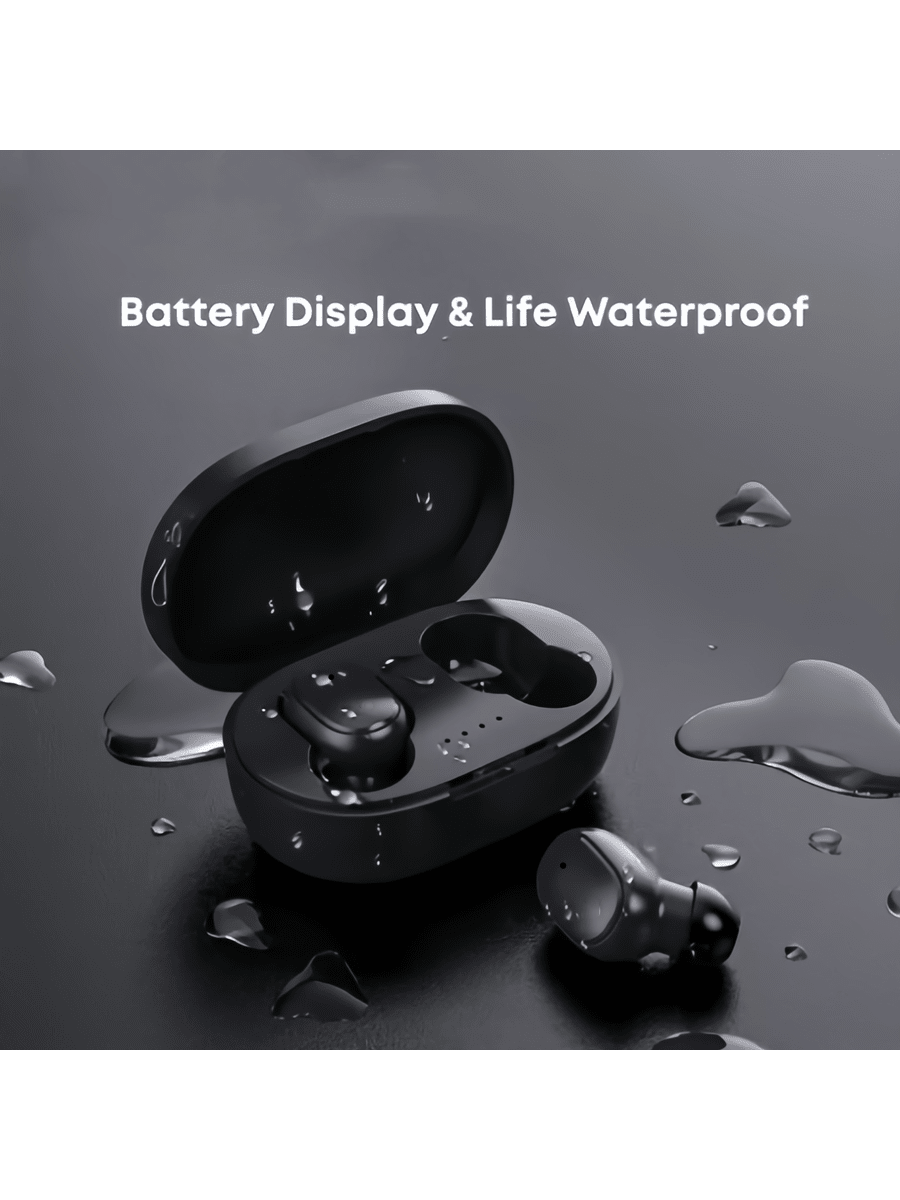 Original Wireless Bluetooth Headset With Microphones Sports Earbuds Earphones Noise-Proof Earplug Mini Headphones Hands-Free