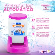 Bebedouro Prático Alvorada 3 Litros Para Cães e Gatos