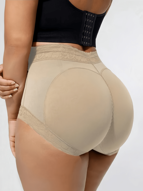 1 قطعة بريف تشكيل الجسم للنساء، سراويل داخلية مخصرة، سيطرة على البطن ذات خصر عالي مانعة للانزلاق، أسفل ملابس تشكيل الجسم لرفع الأرداف، مناسبة للارتداء اليومي