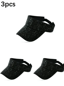 1pc Women's Premium Jewel Encrusted Colorful Rhinestone Embellished Baseball Cap, Dazzling & , Suitable For Daily Commute, Sports, Outdoor Activities