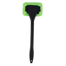 Perie de curățat geamuri auto Kit de curățare a parbrizului Instrumente de spălare în interiorul ștergătoarelor de geamuri auto cu mâner lung Accesorii auto