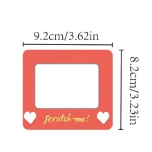 5 tarjetas de San Valentín para rascar, regalo conmemorativo DIY para parejas