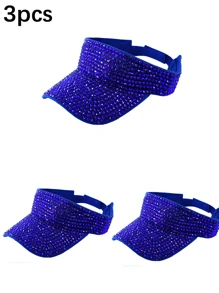 1pc Women's Premium Jewel Encrusted Colorful Rhinestone Embellished Baseball Cap, Dazzling & , Suitable For Daily Commute, Sports, Outdoor Activities