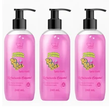 Kit 3 Body Moisturizers - Babasoul Soul 240ml - Tutti-Frutti Bubble Gum, Watermelon And Strawberry Fragrances - 套件 3 件/全水果 - 查看 1