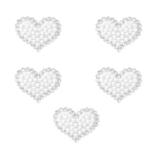 26 Pieces Of A-Z Letters 1 Set Of 3D Pearl Letter Patch English Letters Rhinestone Applique Clothes Iron Stripe Badge DIY Name, Ideal For Gifts. - White - View 10