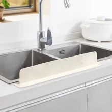 1 pièce Nouveau - Plaque de protection contre les éclaboussures de l'évier de cuisine domestique en silicone imperméable