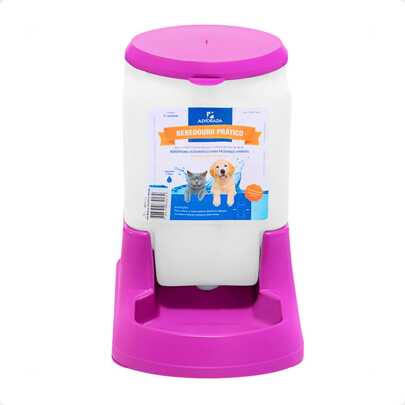 Bebedouro Prático Alvorada 3 Litros Para Cães e Gatos