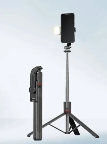 Bastone per selfie/treppiede retrattile da 170 cm/67 pollici con telecomando senza fili, compatibile con , telefoni Android, adatto per live streaming, vlog, riunioni di famiglia, feste di Natale, selfie portatili, attività all'aperto, interviste per vacanze estive, viaggi, attività all'aperto, live streaming
