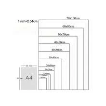 1pc Quà tặng hiện đại tối giản cuộc sống hàng ngày nghệ thuật treo tường vải canvas cô gái đọc sách áp phích bóng bay in cốc hình ảnh trừu tượng cho trang trí phòng khách khung tùy chọn - Nhiều màu - Xem 3